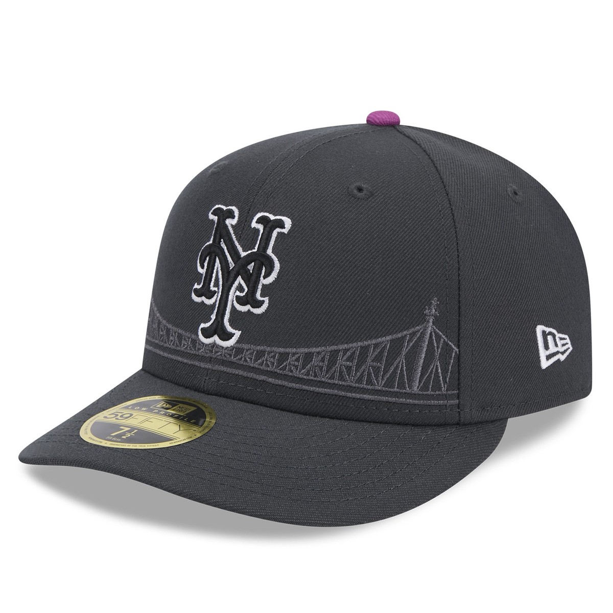 新品 メッツ ニューエラ59FIFTY キャップ 7 1/4 2024 PS Men's New Era Graphite New York Mets 2024 City Connect Low