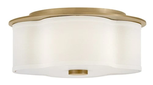 Hinkley Lighting 46441 Delaney 2 Light 14"W Flush Mount Drum - Brass - Picture 4 of 9
