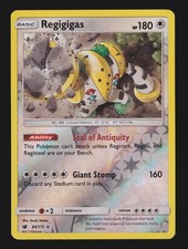 Regigigas 84/111 Crimson Invasion Reverse Holo Rare Pokemon TCG NM