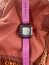 GARMIN Forerunner 25 GPS Watch Daily Activity Fitness Tracker Purple Band
