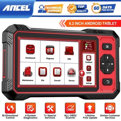 ANCEL DS400 Lite Bidirectional ABS SRS Engine TCM Diagnostic Scanner Oil Reset
