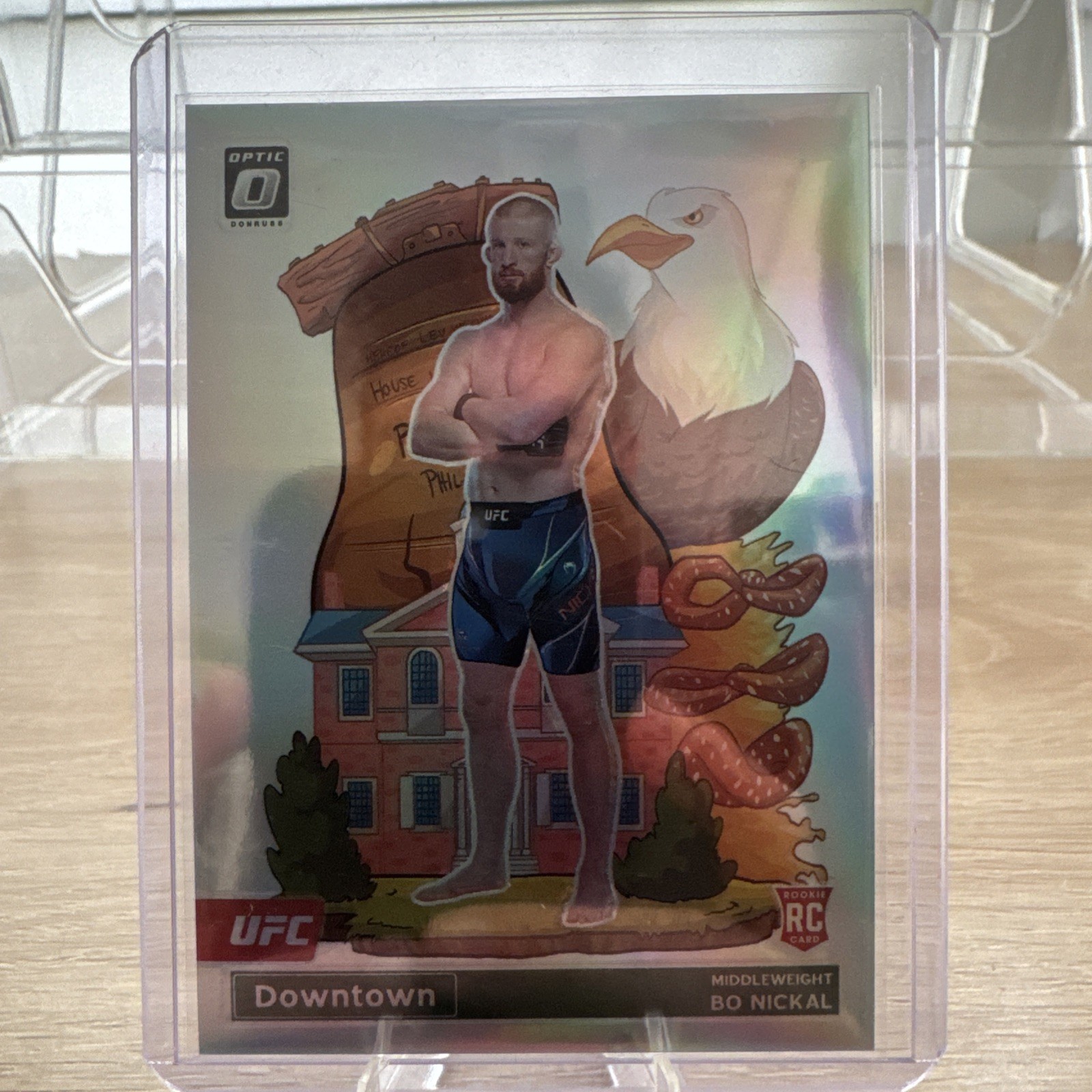 2023 Donruss Optic UFC Bo Nickal Rookie Downtown SSP