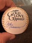 Baseball Signed Andre Dawson Golden Glove