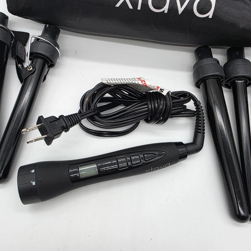 Juego y estuche rizador de pelo profesional Xtava 5 en 1 Foto 4 de 4