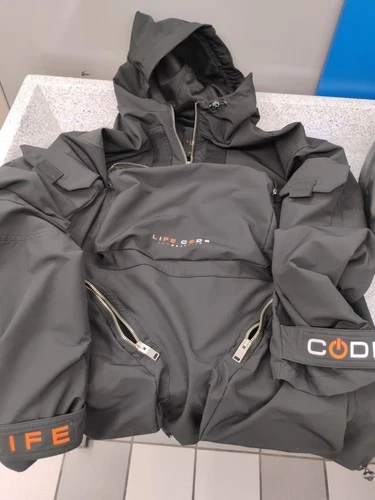 Life Code Progressive Windbreaker Rain Hooded Jacket Men's XLarge Black Outdoors - product listing photo