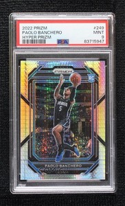 2022-23 Panini Prizm Hyper Prizm Paolo Banchero #249 PSA 9 MINT Rookie RC