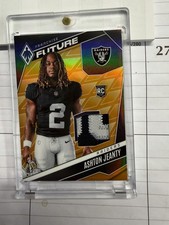 Ashton Jeanty 2025 Panini Phoenix Franchise Future Material RC Gold /10 Sick Mem