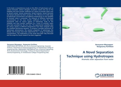 A Novel Separation Technique using Hydrotropes Narayanan Meyyappan
