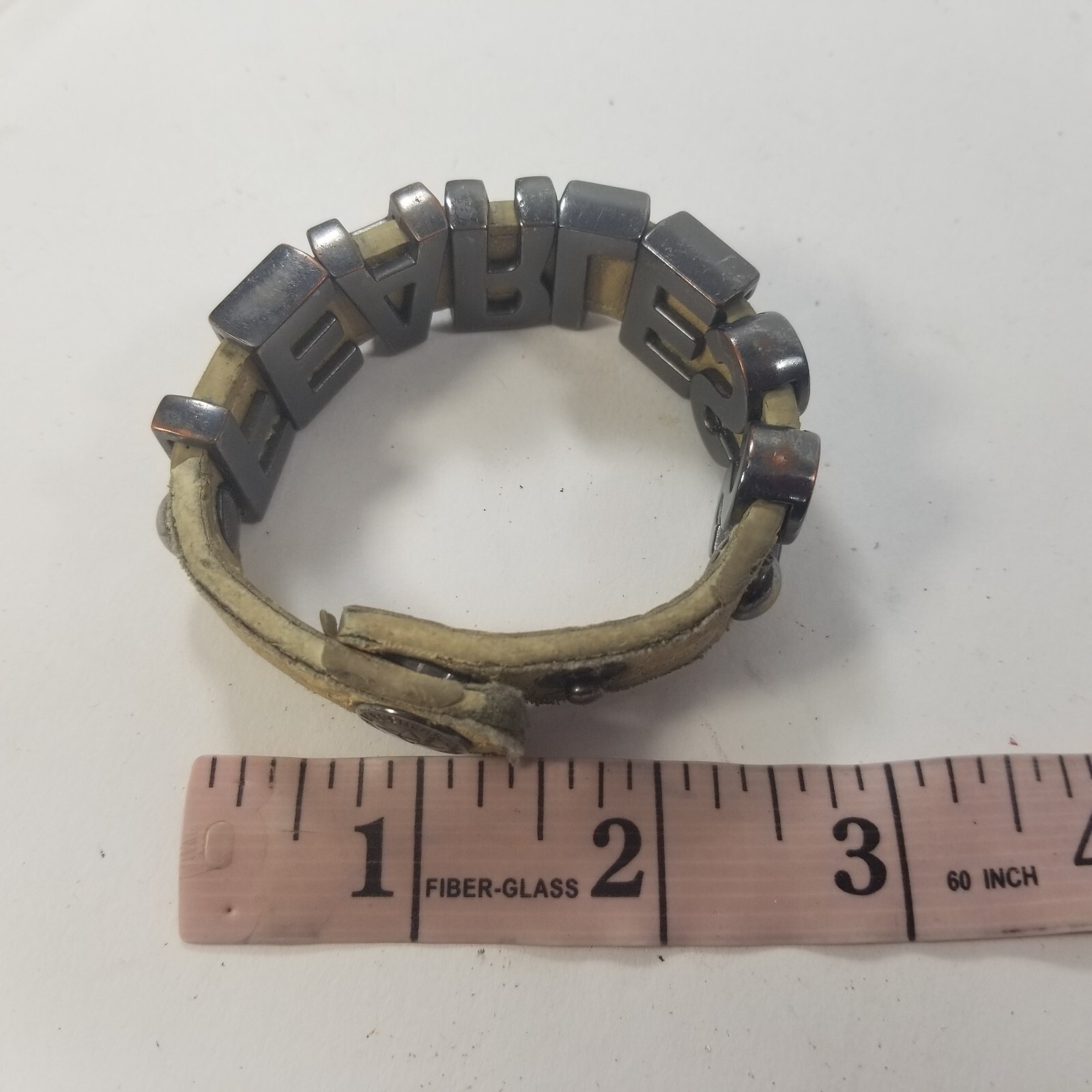 BCBGeneration Bracelets Snap Cuff FEARLESS Slide … - image 12