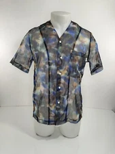 Rare HUF - NEW w TAG - TIE DYE Mesh Mens XS Baseball Jersey Shirt