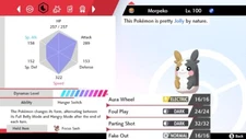 Pokemon Sword and Shield 6iv Shiny Morpeko - FAST DELIVERY!