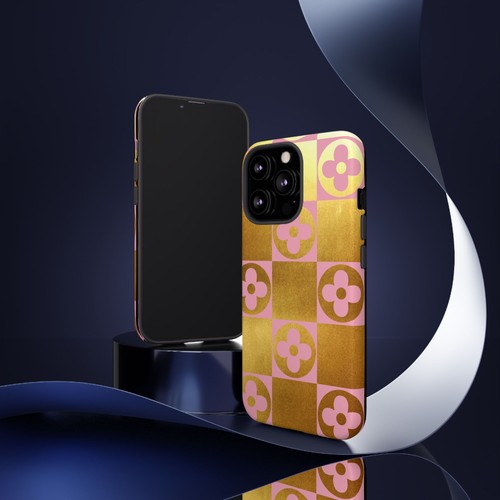 Gold Foil And Pink Tough Cases For iPhones, Samsung Galaxy and Google Pixel - Picture 99 of 245