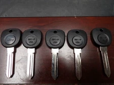 Lot 5 New B91-P GM Non Chip Ignition Key Blank Uncut Blade /Made by Ilco (C)