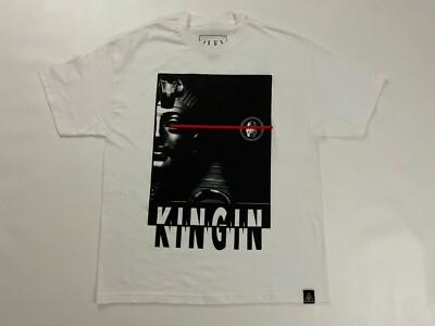 Last Kings Logo Adult Graphic White T-Shirt Size XL