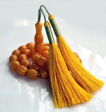 Old German Misky Prayer Worry Beads Kanayan Baga Subha Tasbih Tasbeeh 