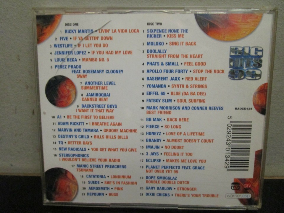 big-hits-99-by-various-artists-cd-1999-ebay
