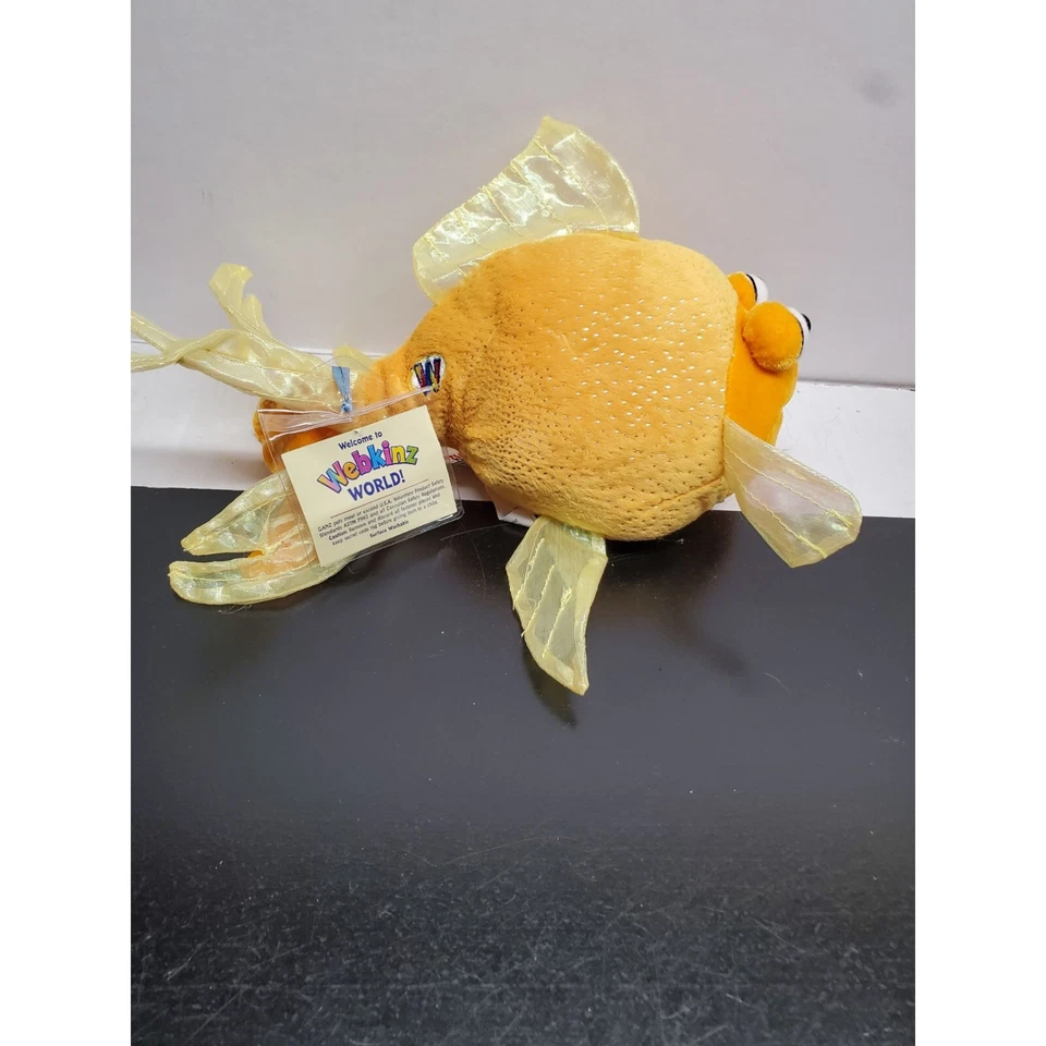 Ganz Webkinz HM218 Fantail Goldfish with tags Plush - No Codes - Soft - Cuddly - Image 4 of 4