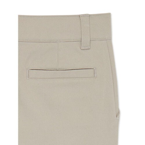 2-Pack Wonder Nation School Uniform Pants Boys Begie Flat Front, Size 4 - Picture 4 of 4