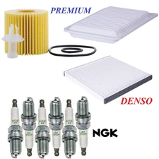 Tune Up Kit Air Cabin Oil Filters Spark Plugs For LEXUS RX350 V6 3.5L 2007-2009
