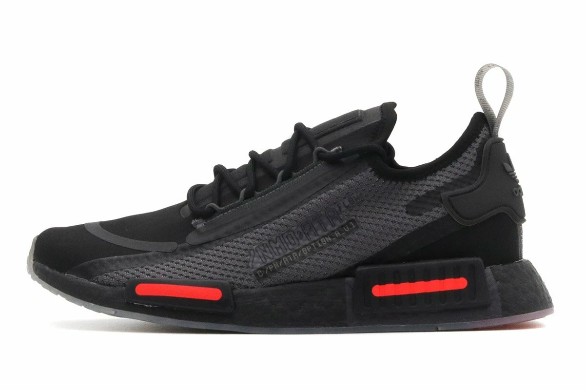 Nmd black with red clearance sole