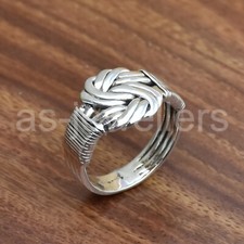 Round Design Ring, 925 Sterling Silver Ring, Dainty Silver Ring, Handmade Ring