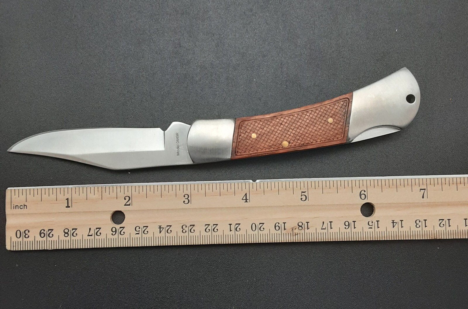 Set of 2 Wood Grain/Stainless Browning RMEF Membership Folding Pocket