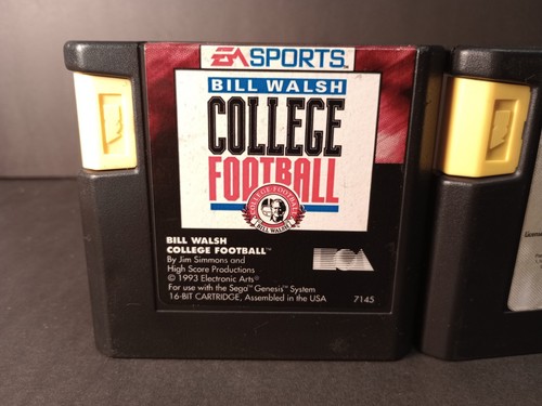 Sega Genesis 4 Sports Games Lot Madden Hockey College Football (untested) - Picture 2 of 5
