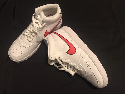 Womens 2020 Nike Court Vision Mid Leather Basketball Shoes CD5436-102 Sz 11  | eBay UK