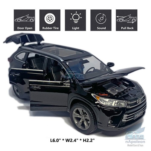 1:32 Toyota Highlander Modell Auto Legierung Druckguss Spielzeug Fahrzeug Sammlung Kinder Geschenk - Bild 2 von 15
