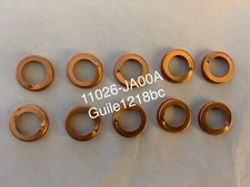 Set of 10 11026-JAOOA Drain Plug Crush Washer Fits Nissan/Infinity FREE SHIPPING