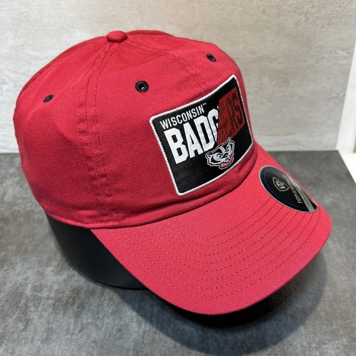 Wisconsin Badgers Hat Top of the World Red Buckee the Badger Flex Strapback H18 - Picture 3 of 9