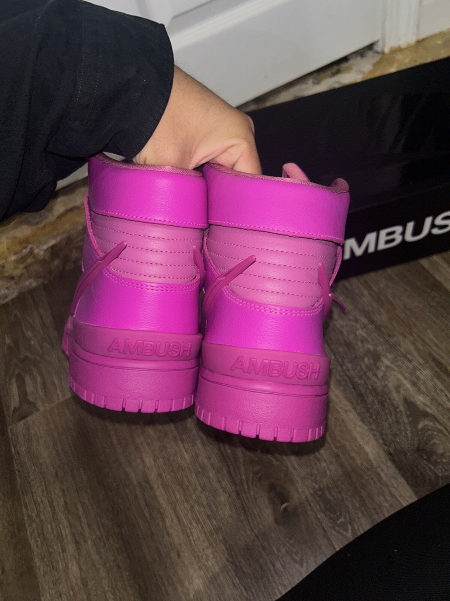 ビビットなピンク Ambush × Nike Dunk High Cosmic Fuchsia Size 11.5 - Nike Dunk High x Ambush Lethal Pink Cosmic
