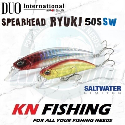 DUO SPEARHEAD RYUKI 50S SW Light Rock Fishing Spinning Lures japan 50mm 4.5gr 