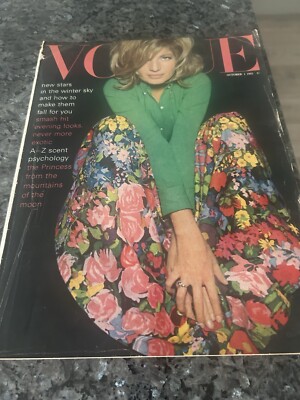 VOGUE Magazine: 1st October 1965  MONICA VITTI Shrimpton GUY BOURDIN Jean Varon