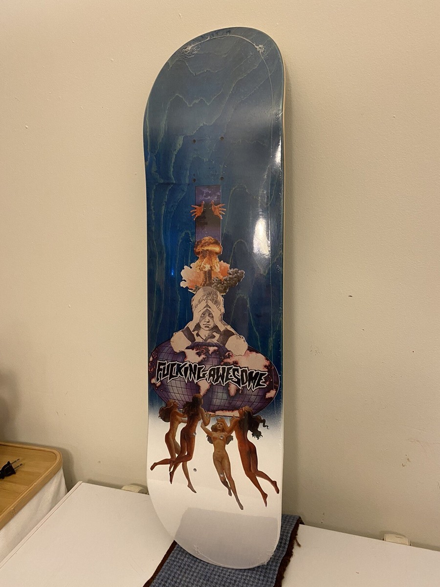 FA Fuckingawesome Elijah Berle World Kid 8.25 Skateboard Deck Blue  