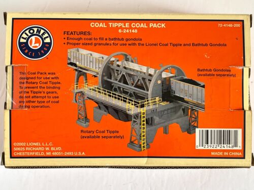 LIONEL 6-24148 COAL TIPPLE PACK for use w/ Rotary Coal Tipple - Coal Only - Picture 2 of 2