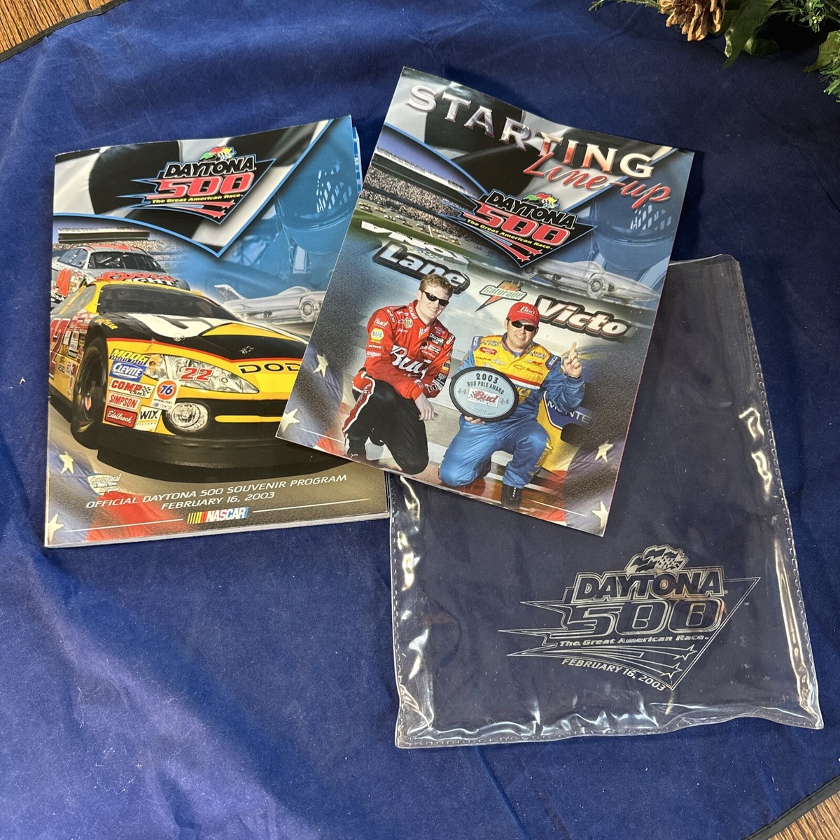 、 Daytona 500 Official Feb 16, 2003 Program Starting Line Up