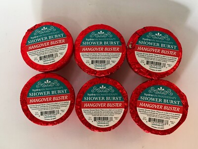 HydraAromatherapy Shower Burst 6 Pack- Hangover Buster- Rosemary + Juniper Spa