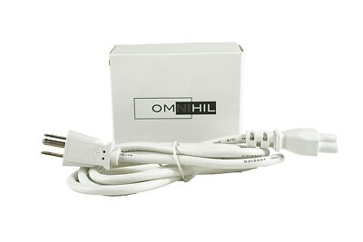 [UL Listed] OMNIHIL 8 Feet Long AC/DC Power Cord Compatible with CASIO XJ-A141