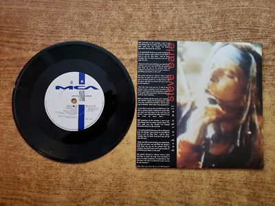 RARE UK 1989 MINT-EXC Steve Earle- Back To The Wall / SNAKE OIL 1319 45