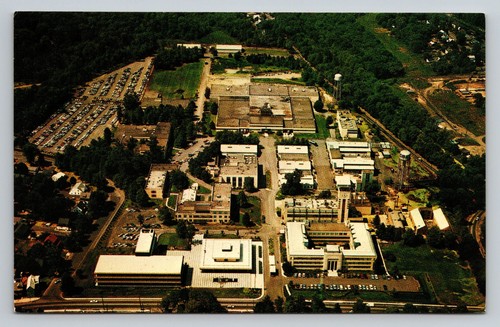 Summit New Jersey Ciba Pharmaceutical Manufacturing Lab Aerial View Postcard