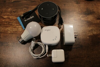 Amazon Echo Dot (2nd Gen) w/ Smart AC Plug | Sengled Element Hub & Bulb Bundle!