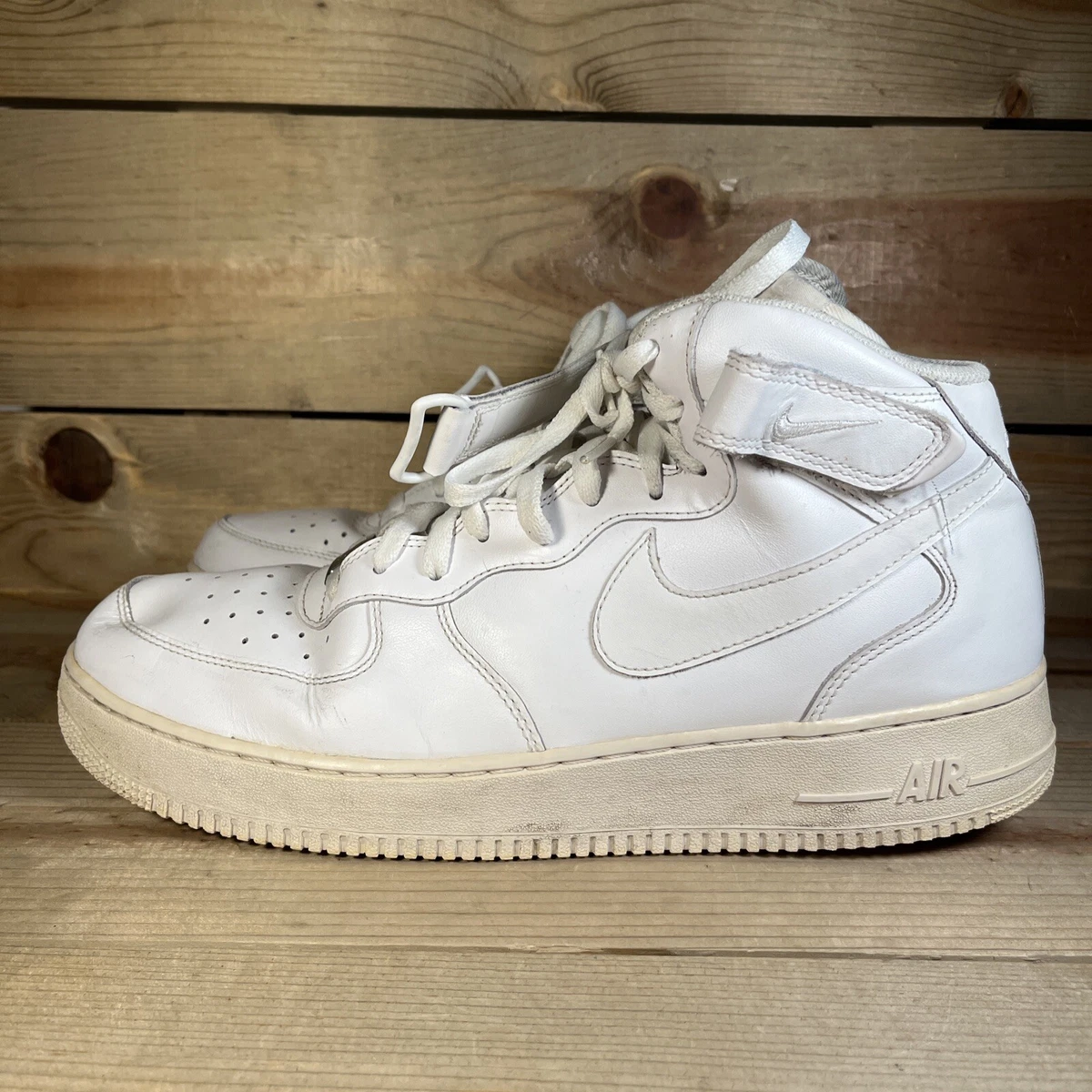 Nike Air Force 1 Mid Sneakers in Triple White