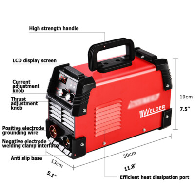 110V 275A Digital TIG Welding Machine ARC Inverter MMA Stick