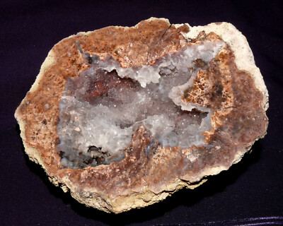 Thunderegg Brenda,Arizona, mit Kristall, Heilstein 458,2g 116x88x42mm 