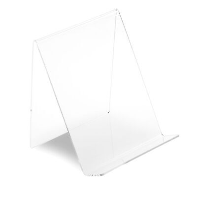 6-Pack Acrylic Book Stands for Display, Clear Easel, Clear Book Stand,  4.5x5 in 194425208407