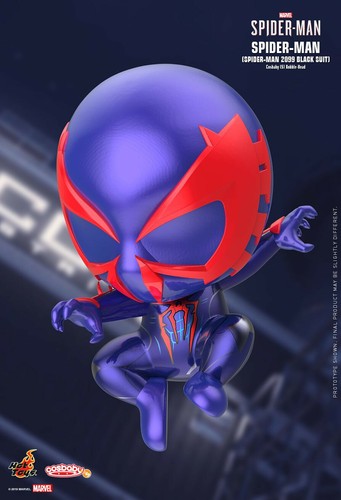 Hot Toys COSBABY Spider-Man (2018) PS4 - Spider-Man 2099 Black Suit - Imagen 3 de 3