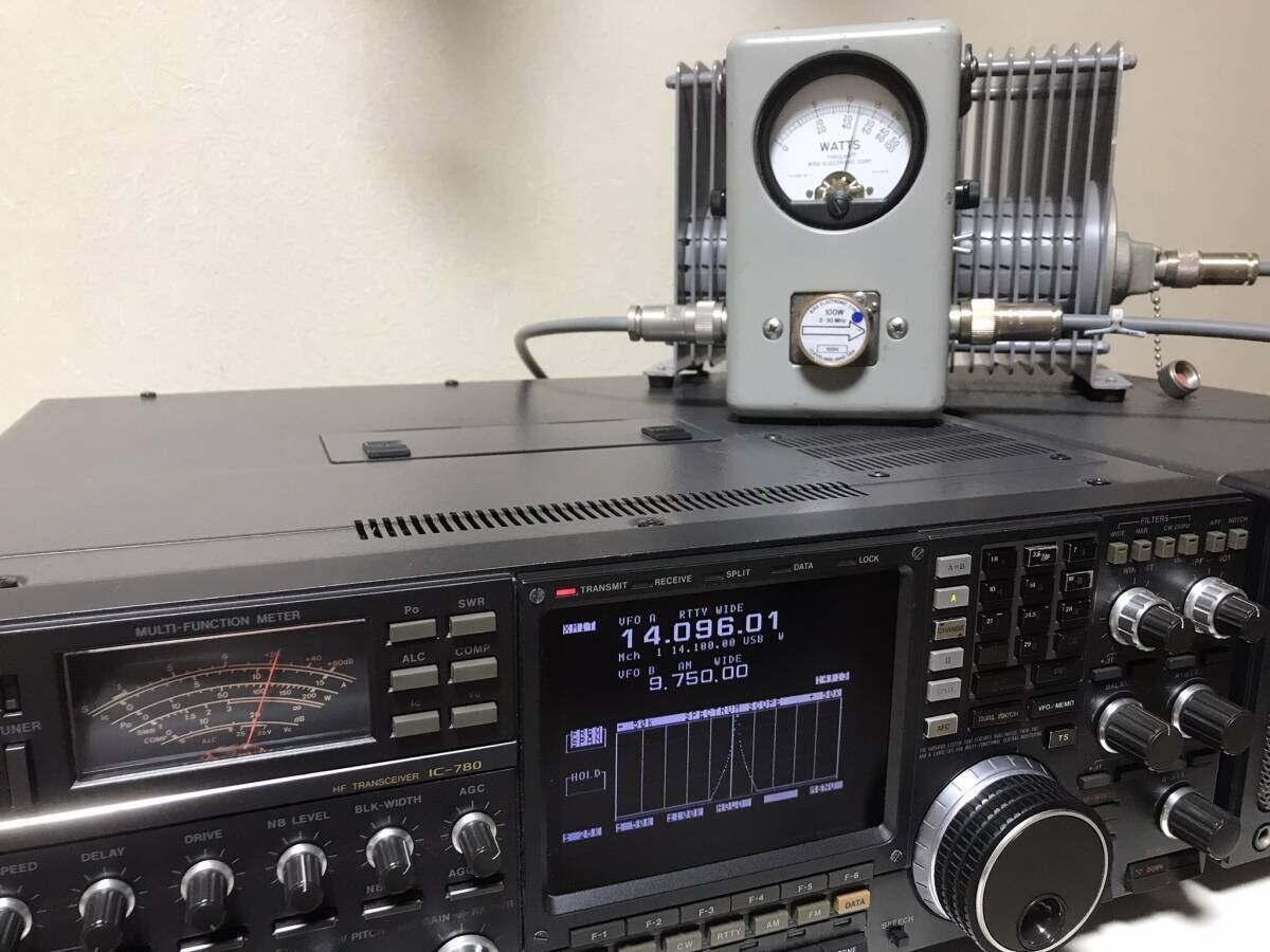 無線機 ICOM トランシーバー アイコム IC-780 HF TRANSCEIVER 80年代