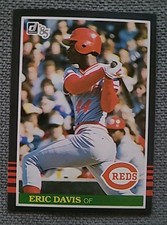 1985 Donruss - Eric Davis #325 (RC) Sharp Rookie Card Cincinnati Reds