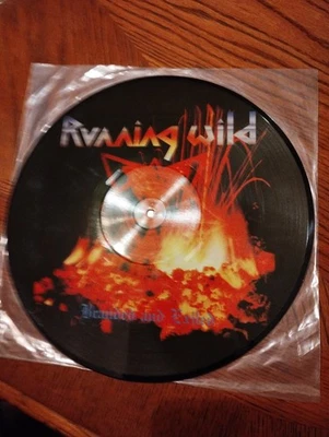 Running Wild " Branded And Exiled" picture disc - Imagen 1 de 2
